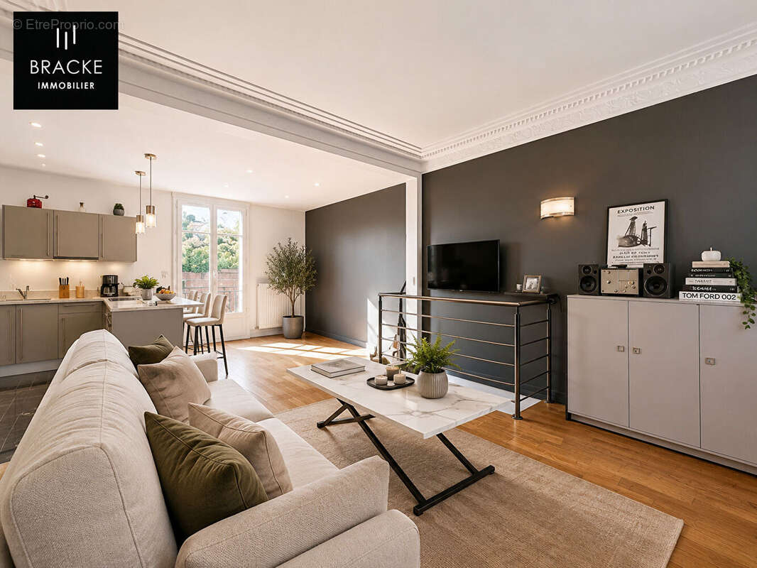 Courbevoie gare  - 2 pieces  55 m² - jardin en jouissance exclusive - photo 4