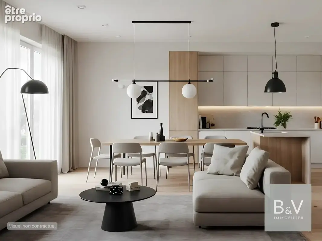 Magnifique appartement 3 pièces avec jardin - photo 2
