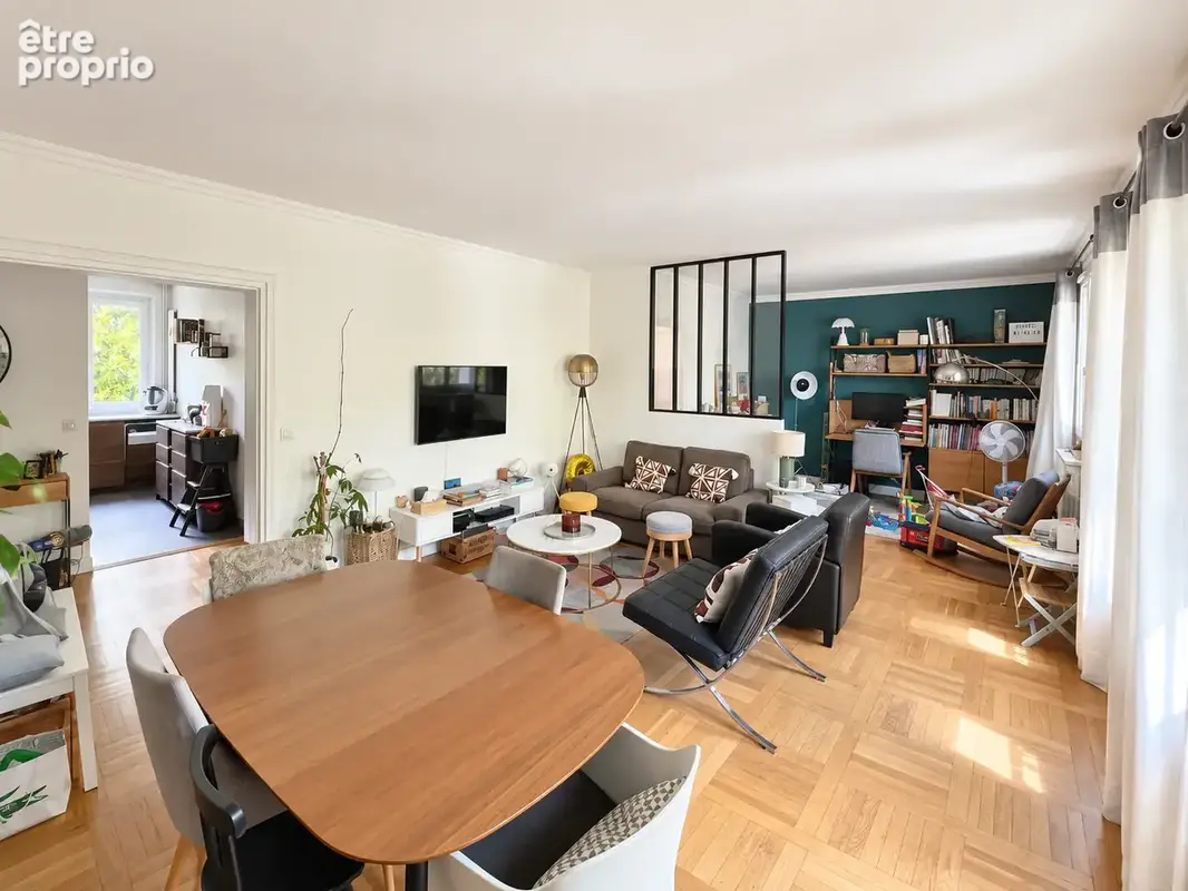 Appartement 4 pièces avec balcon et parking dans une résidence familiale et arborée proche du métro ligne10 - photo 6