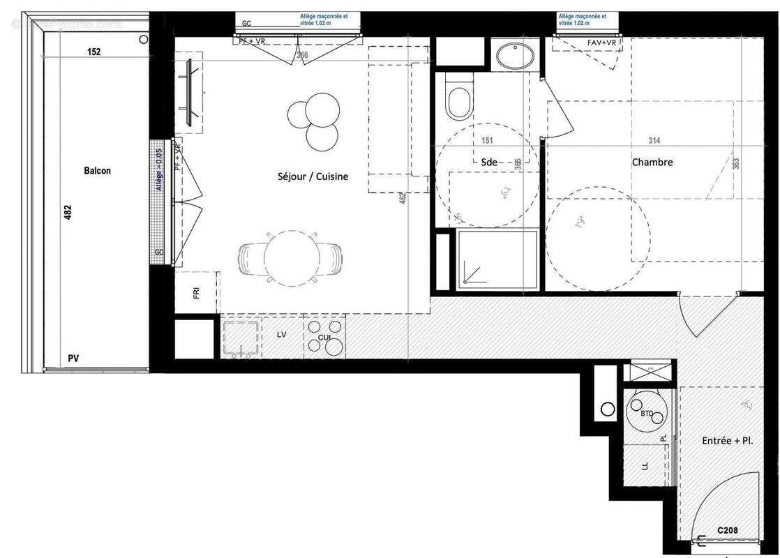 Appartement 41 m² à Saint-Nazaire  - photo 2