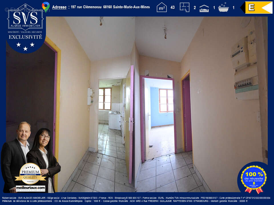 Appartement à SAINTE-MARIE-AUX-MINES