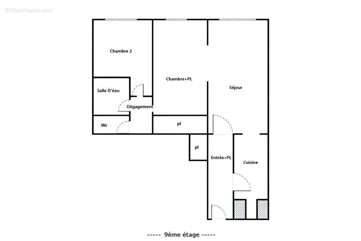 Appartement à PARIS-20E