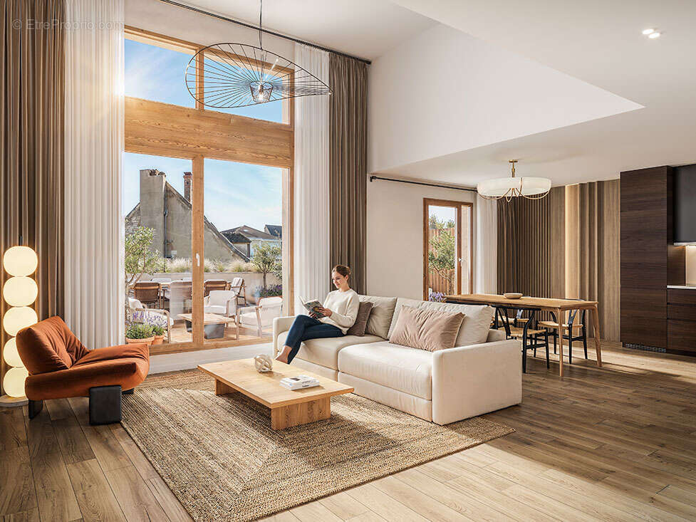 appartement 4 pièces 75m² 2eme et dernier étage avec terrasse sur sur Saône sur ile saint Laurent  Rives de Genise 1 - photo 4