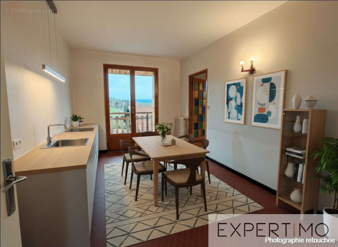 Maison a renover - opportunite rare - grand sous-sol - au calme - vue montagnes - photo 5