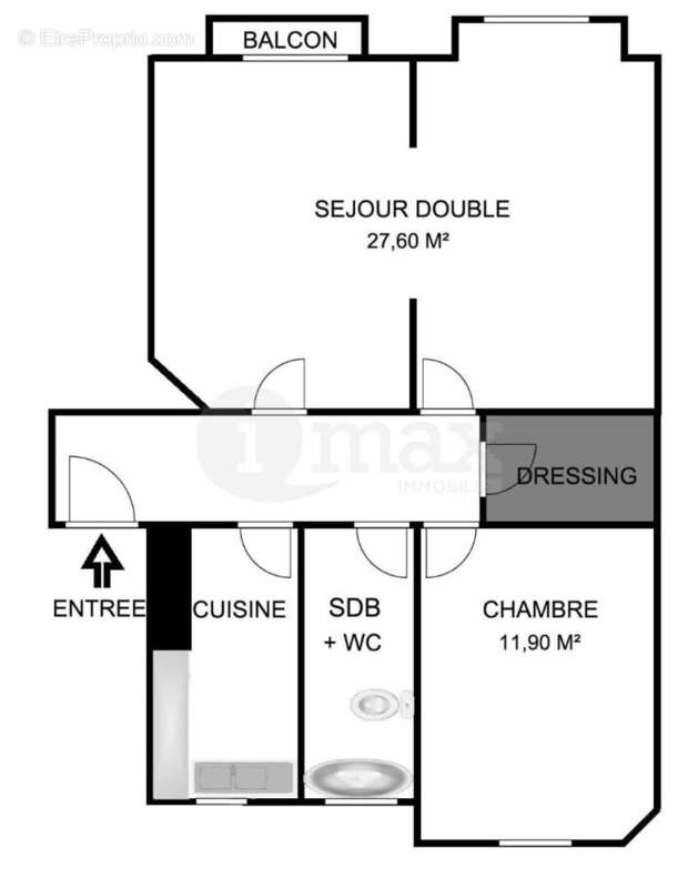 Appartement à COURBEVOIE