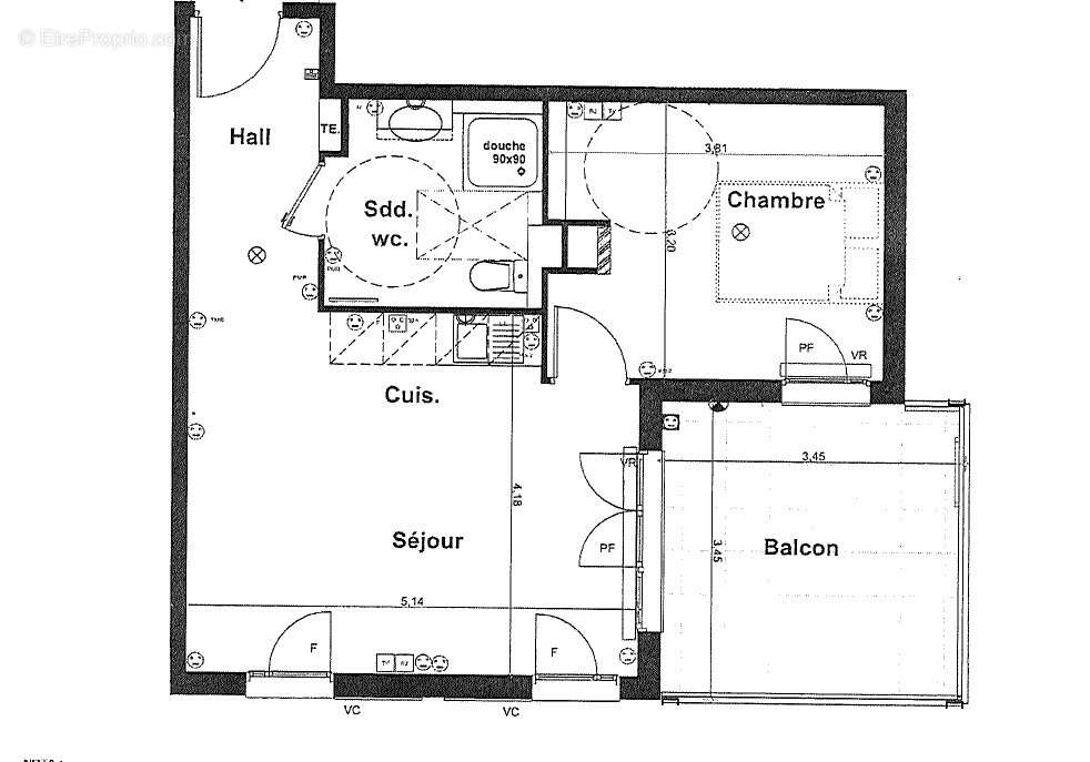 Appartement à LE CANNET