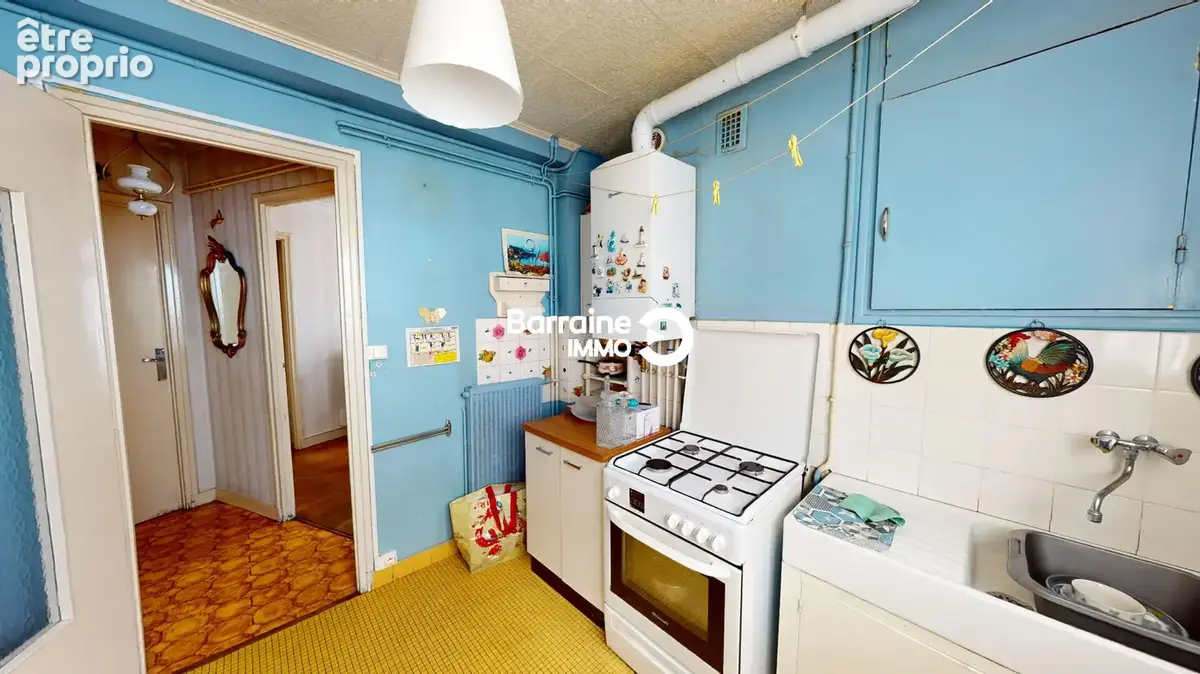 A vendre brest  recouvrance  jardin des explorateurs  appartement t3   51.43 m² deux chambres   garage privatif - photo 9