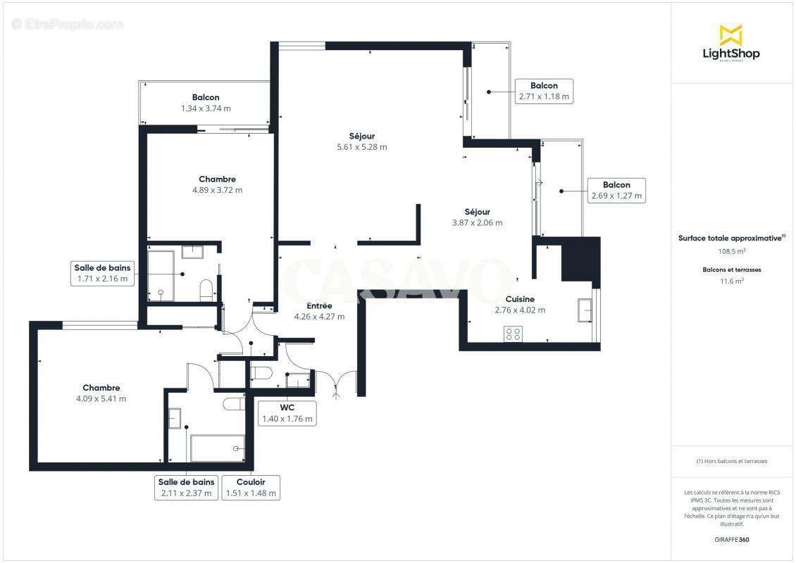 Appartement à NEUILLY-SUR-SEINE