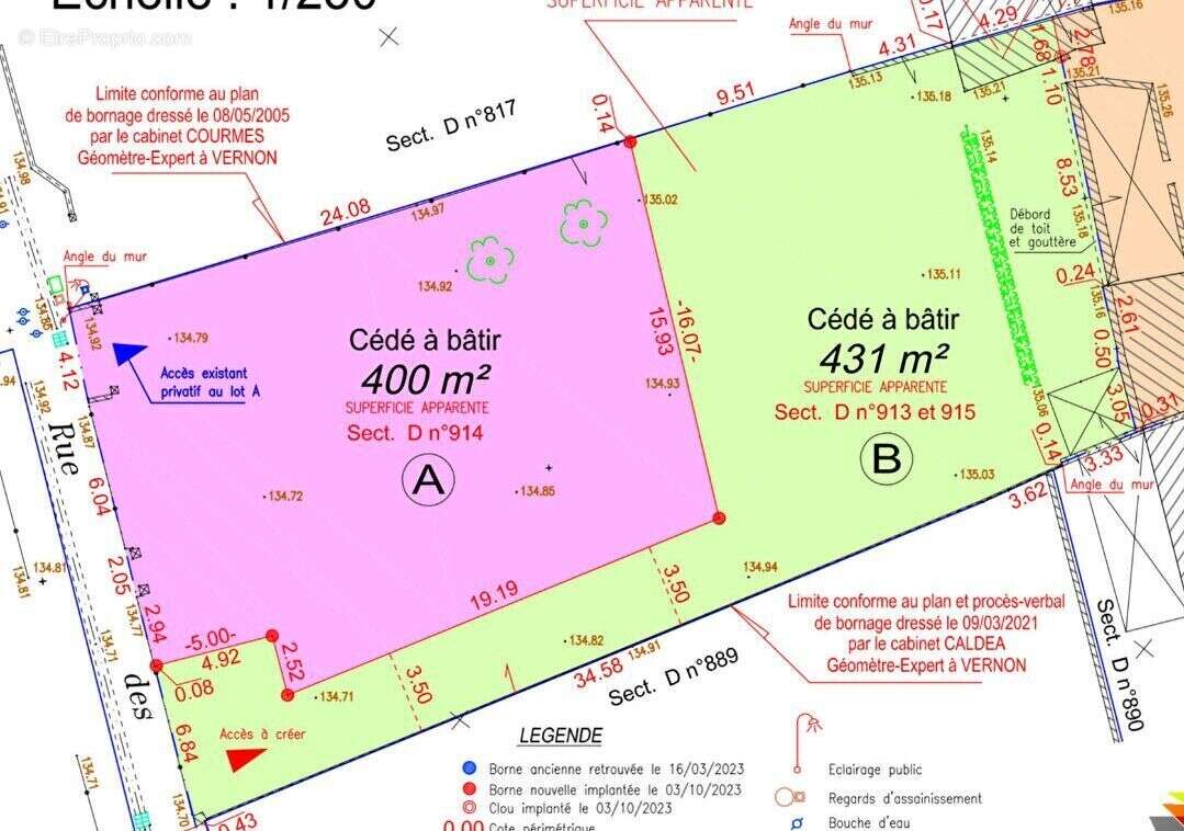 Terrain plat à bâtir La Villeneuve En Chevrie de 431 m2 - photo 4