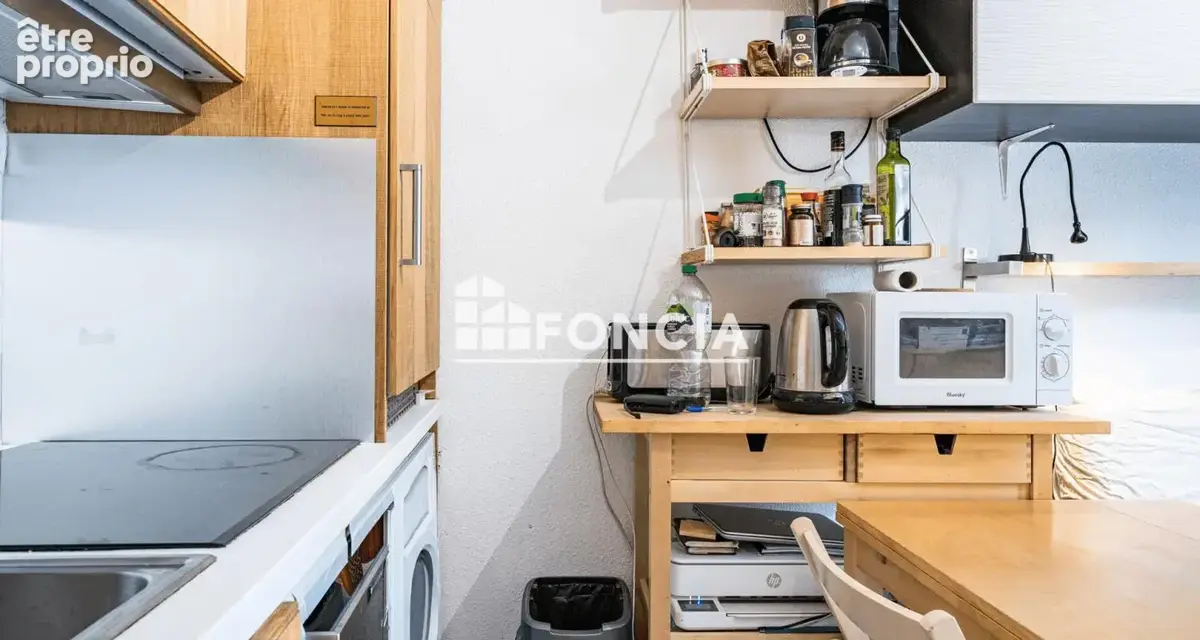 Studette + balcon +  parking souterrain + cave + casier a skis - photo 2