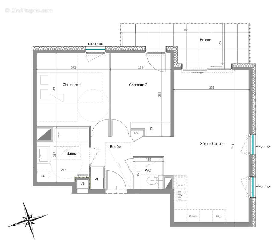 Appartement à THONON-LES-BAINS