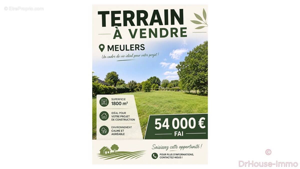 Terrain à MEULERS