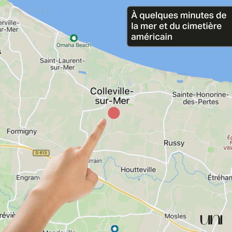 Appartement à COLLEVILLE-SUR-MER