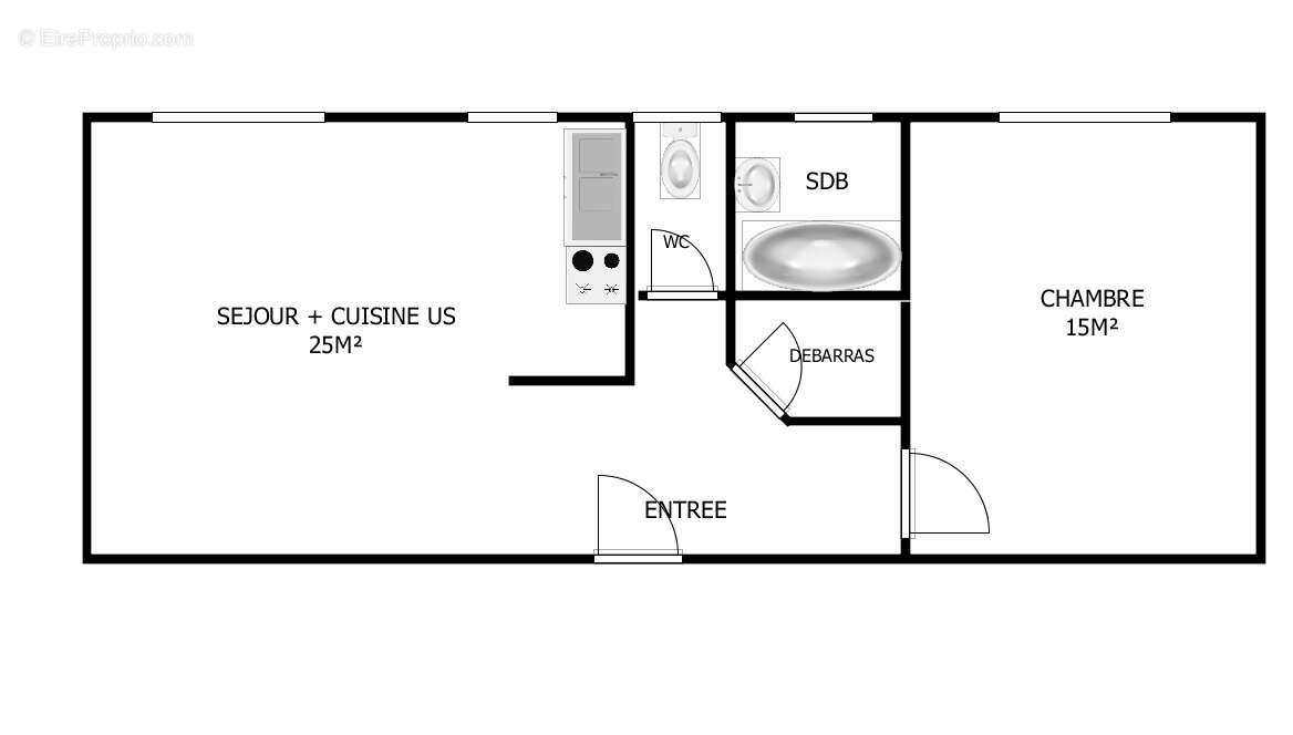 Appartement à PARIS-18E