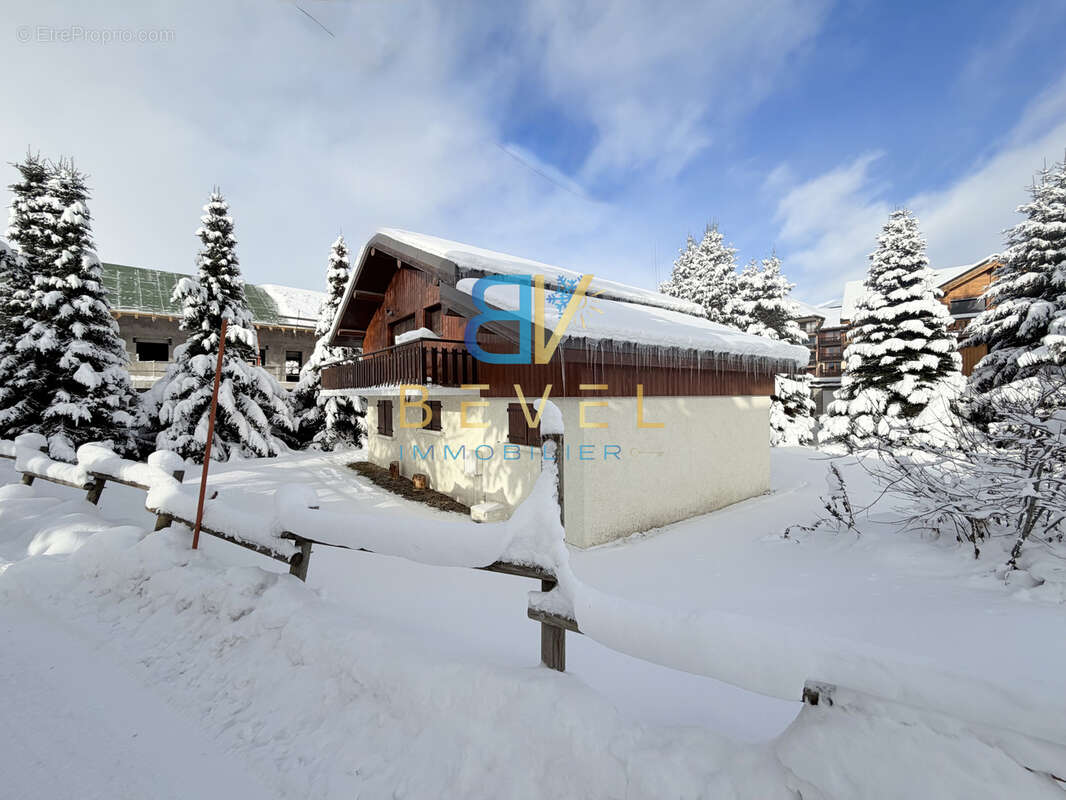 (73) la toussuire - rare chalet indépendant avec grand terrain - centre station - photo 28