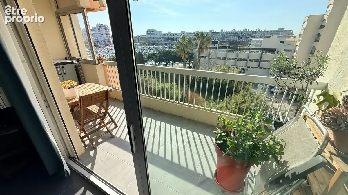Carnon-plage f3 traversant avec terrasse vue port - photo 3