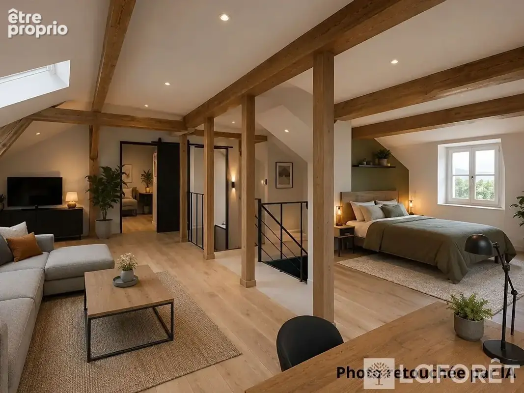 Corps de ferme en pierre avec grange - 151 m² -Fort potentiel - photo 7