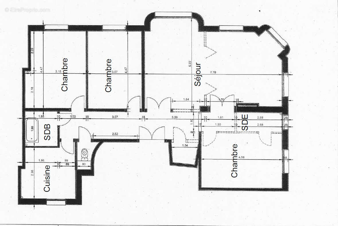 Appartement à PARIS-17E