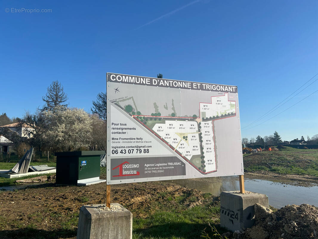 Terrain à ANTONNE-ET-TRIGONANT