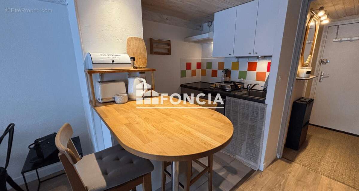 La foux d'allos, 200m du centre,  confortable et chaleureux t3 de 45m2 en duplex, 2 belles chambres, spacieux sejour avec terras - photo 7