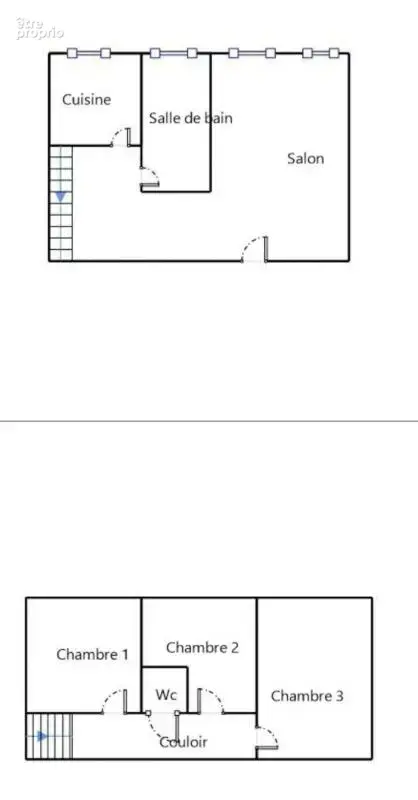 Beau duplex 2 ème et dernier etage, metro j.jaurès, 3 chambres, cave et grenier - photo 10