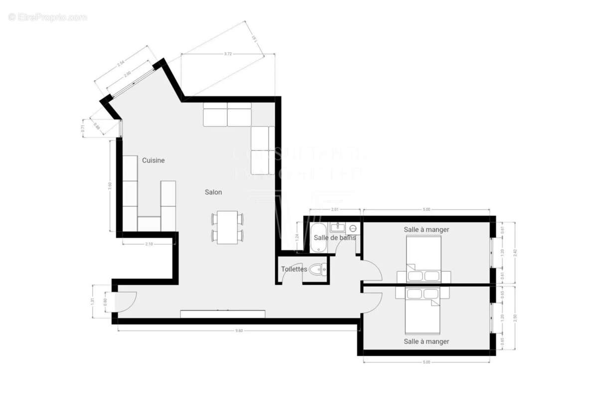 Appartement à LEVALLOIS-PERRET