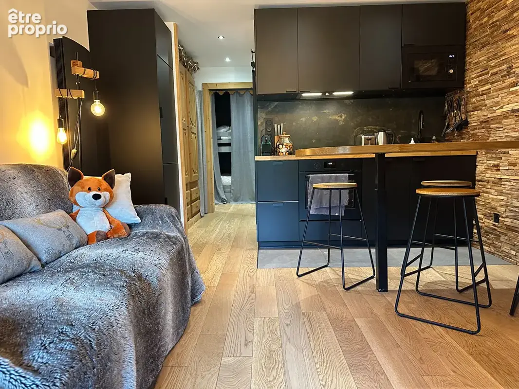 EXCLUSIVITE MEGEVE Appartement  en TBE meublé 1 pièces 30 m² avec grande terrasse. - photo 3