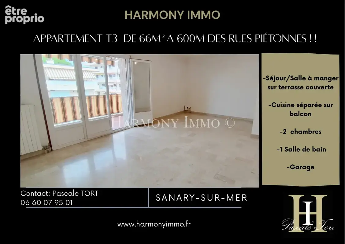 Photo Appartement à Sanary-Sur-Mer au prix de 286 000€