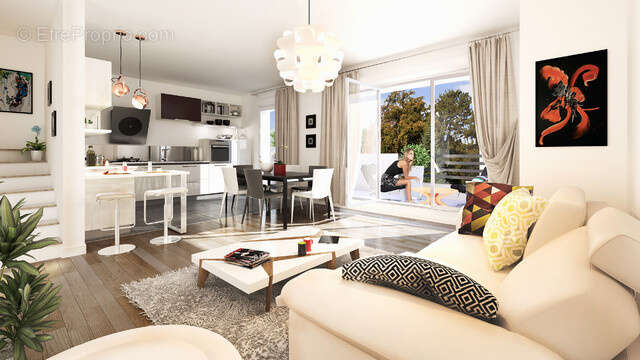 T3 dans residence de standing avec terrasse en hyper centre - photo 2