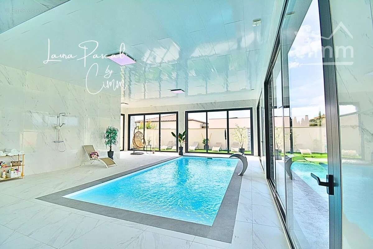 Llupia (66) villa d’exception contemporaine  avec piscine interieur - photo 24