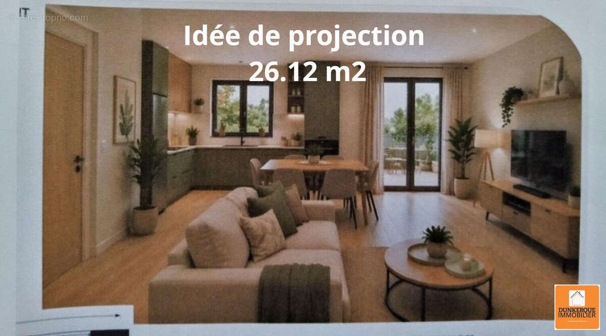Maison 94 m² à Leffrinckoucke  - photo 2