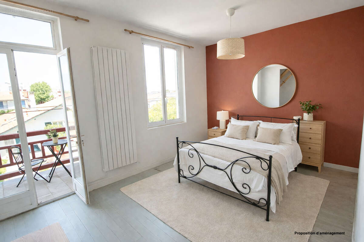 Chambre droite - Appartement à BIARRITZ