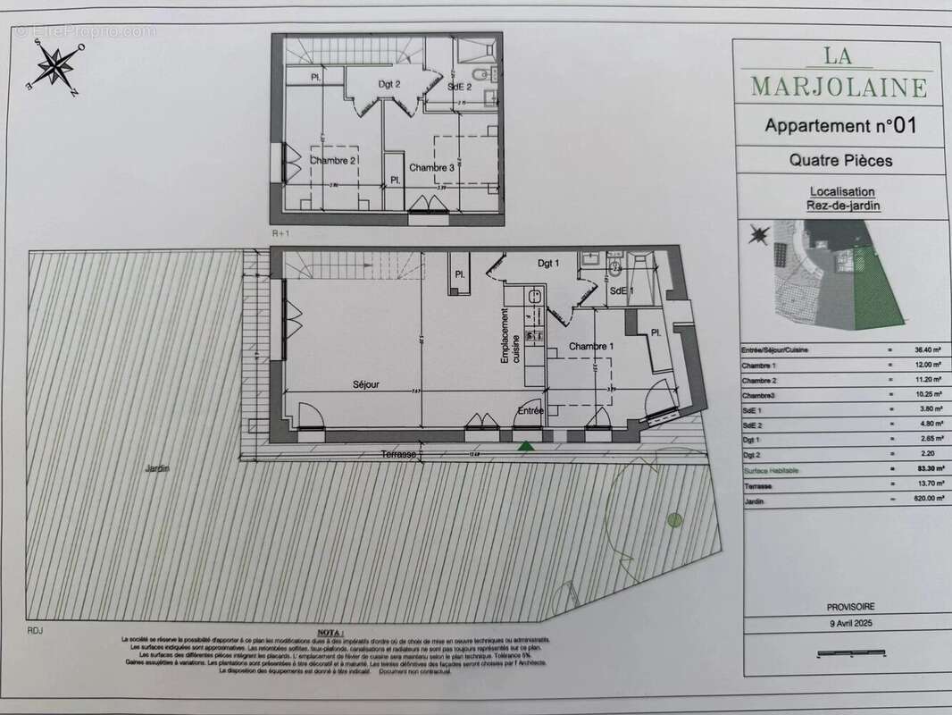 Appartement à MOUANS-SARTOUX