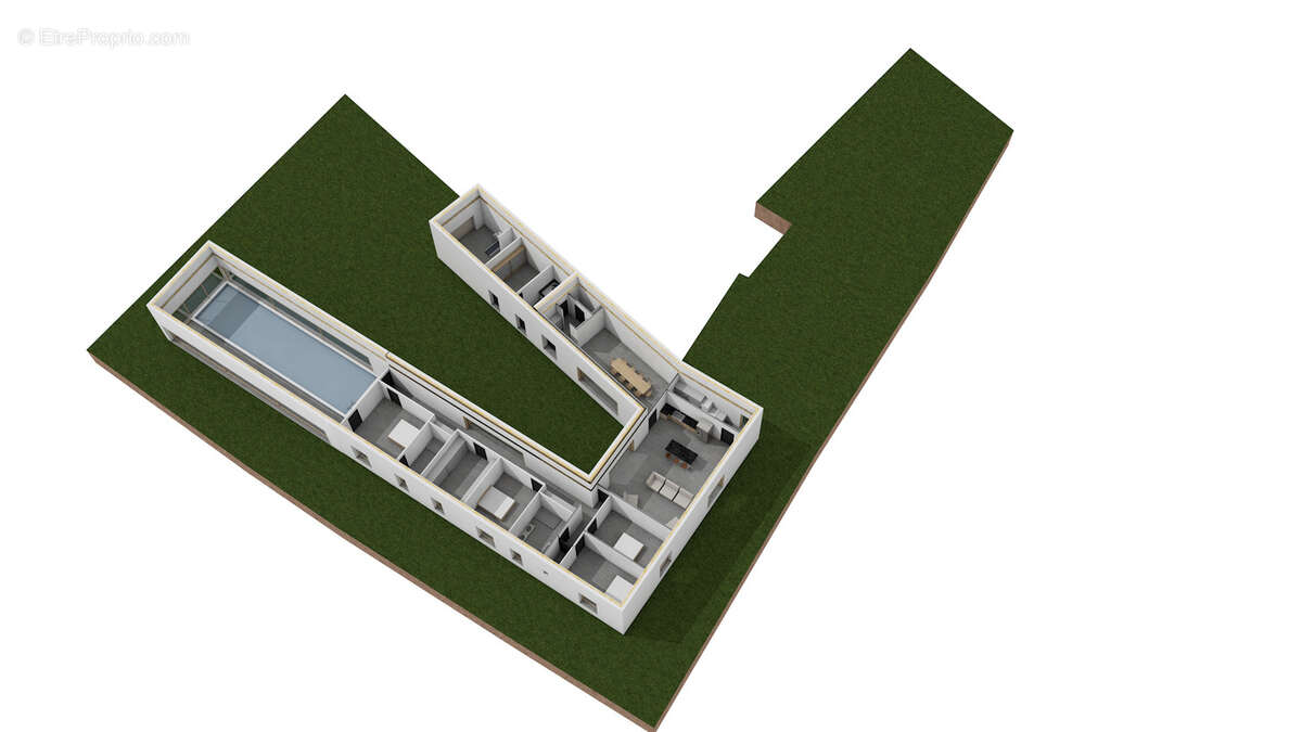 BAGNOL-SUR-CEZE Splendide villa ultra moderne de plain-pied de 258 m2 avec piscine intérieure et garage - photo 8