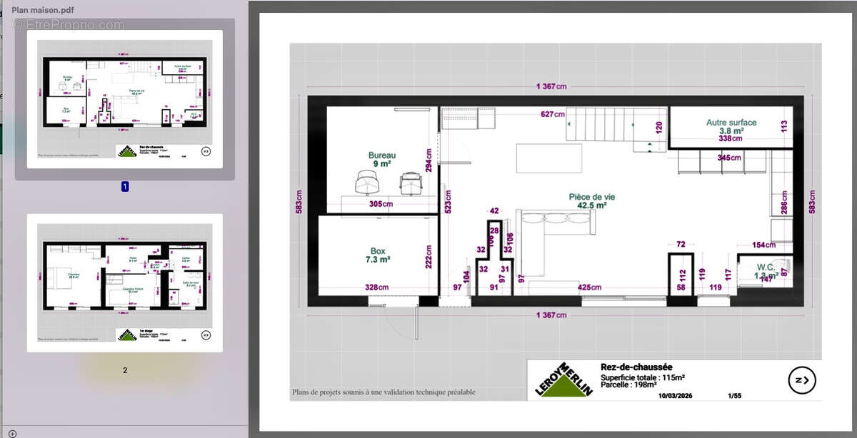 Maison à SAINT-DIDIER-SUR-CHALARONNE
