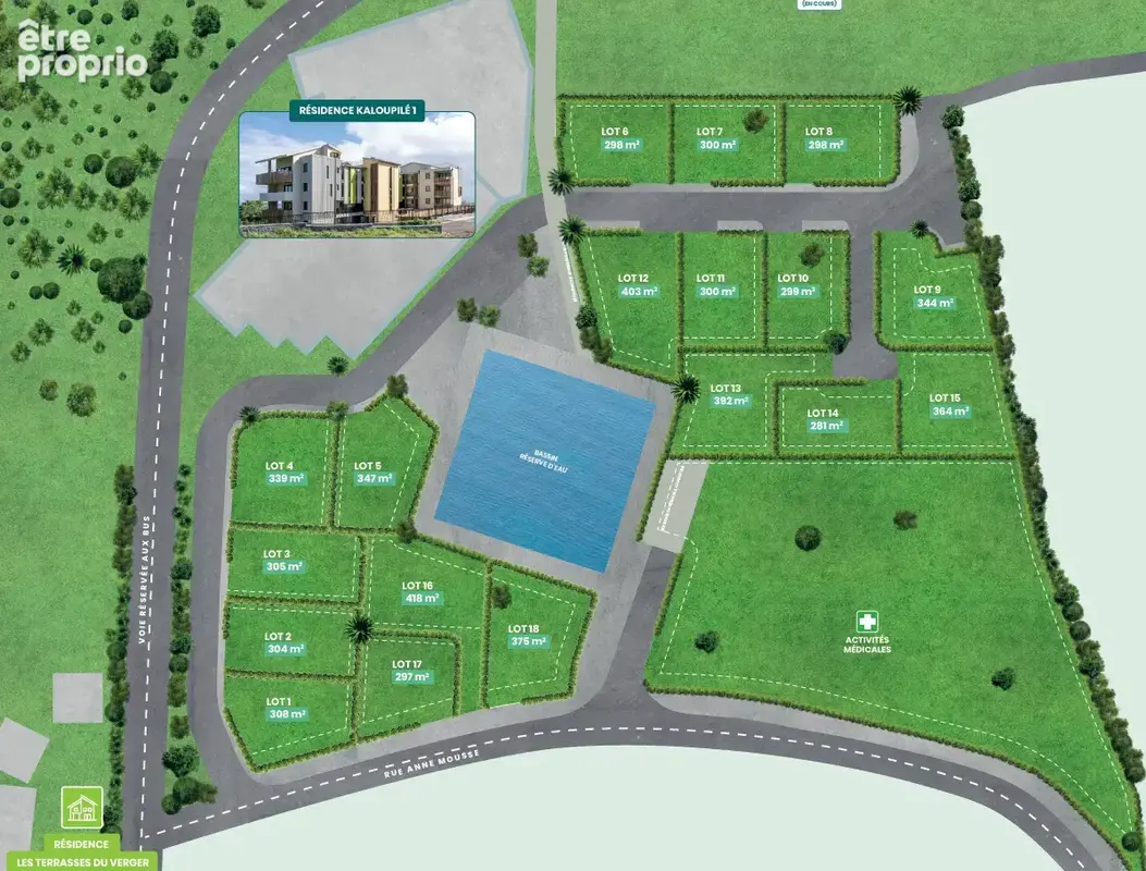 A vendre - Parcelle viabilisée de 375m2 dans le lotissement Le Hameau à Beauséjour - photo 6