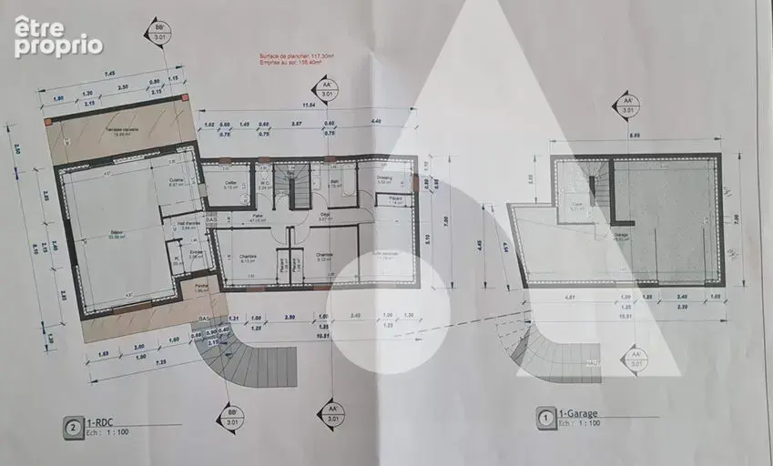 Maison en cours de constructions - environ 117 m ²- terrain de 1.404 m² - photo 4