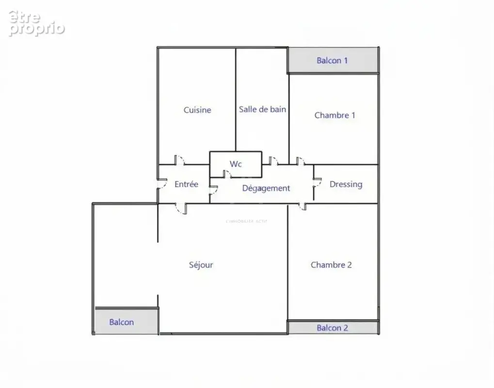 T3 lumineux et sans travaux, prêt à vous accueillir !! - photo 14