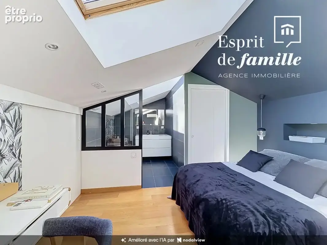Lyon 9, limite Saint Cyr au Mont d’Or - Appartement  loft 143m2 avec jardin - photo 11