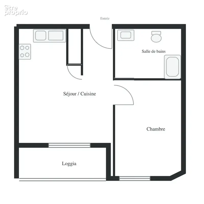 2P  immeuble 2019 Balcon Parking 37m² parfait état! - photo 9