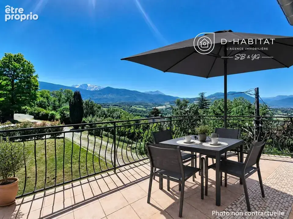 Maison ind 5 chambres terrain 1200 m2  - parking - garage possible - calme - vue panoramique montagne - photo 3