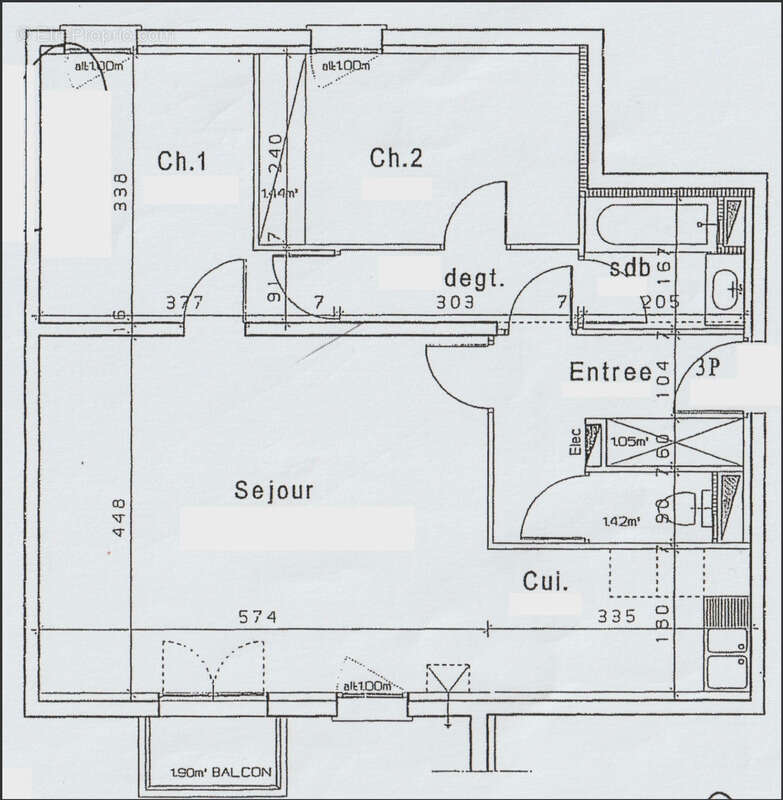 Appartement 3 pièces 65,56m2 avec balcon et garage centre merville franceville plage 280 000€ - photo 3