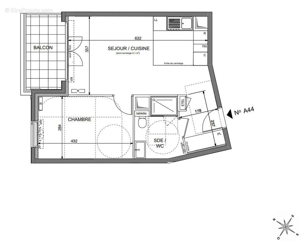 Appartement à LE PLESSIS-ROBINSON