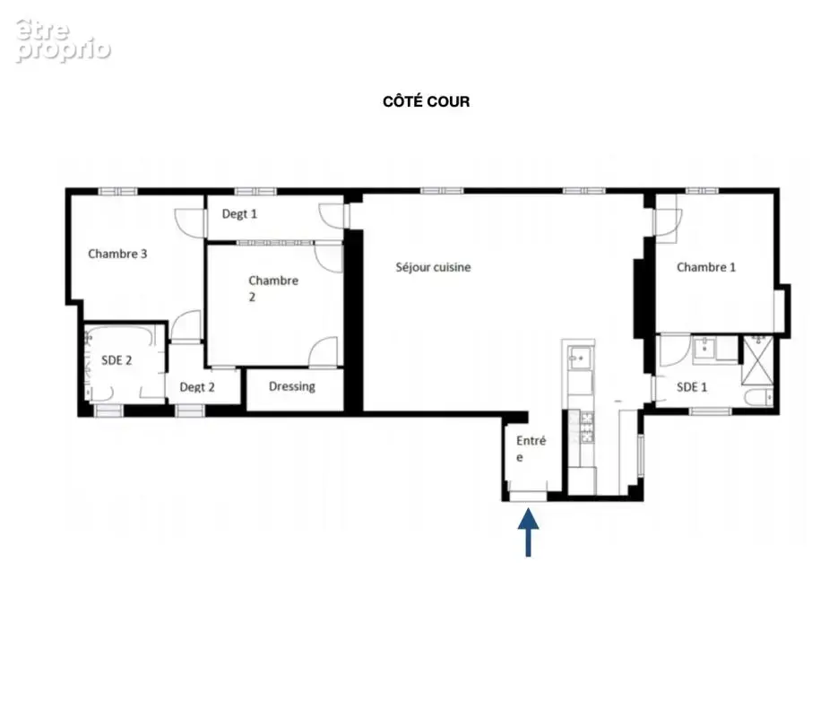 Appartement familial au dernier étage - proche Aligre - photo 2