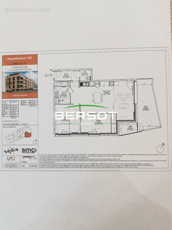 Appartement à MORTEAU