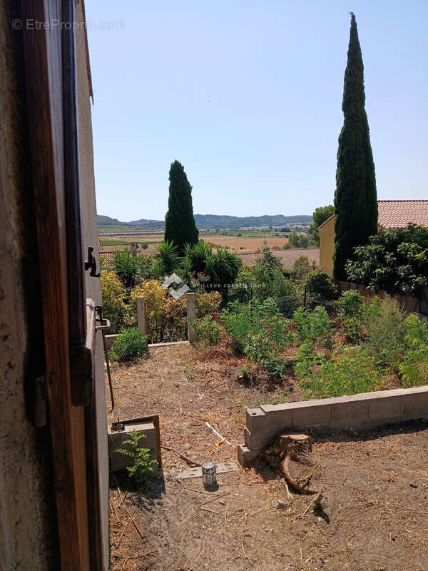 Vue d'extérieur sur Jardin