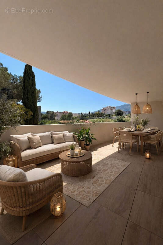 Proposition d'aménagement extérieur - Appartement à AJACCIO