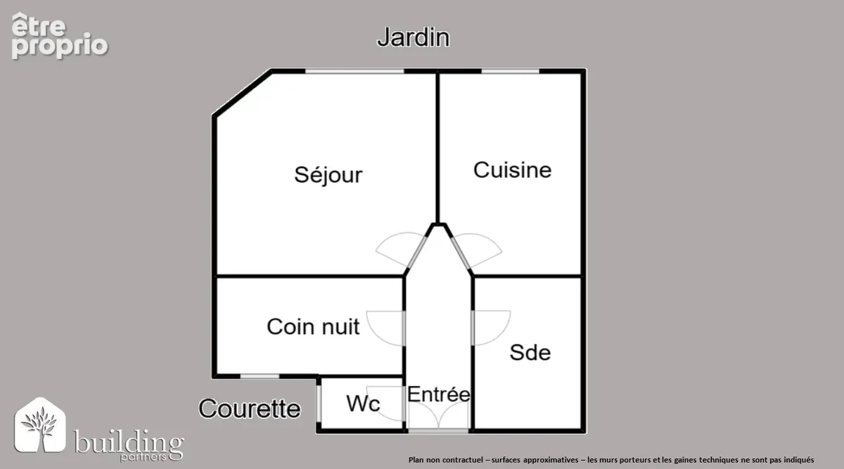 Hôpital Américain Neuilly-sur-Seine - Appartement 2 pièces 27,12 m² - photo 2