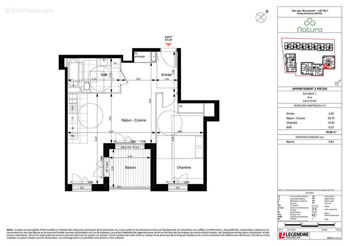 Appartement à NOISY-LE-GRAND