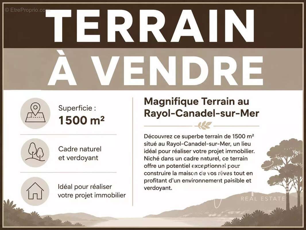 Terrain à RAYOL-CANADEL-SUR-MER